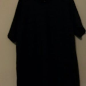 Navy Top with Light Blue Pinstripes